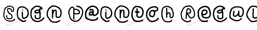 Sign Paintoh Regular字体转换